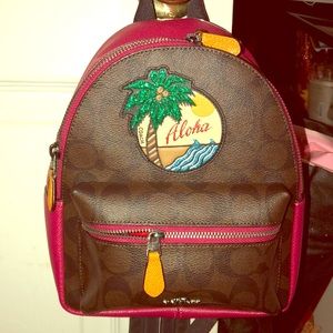 coach mini backpack